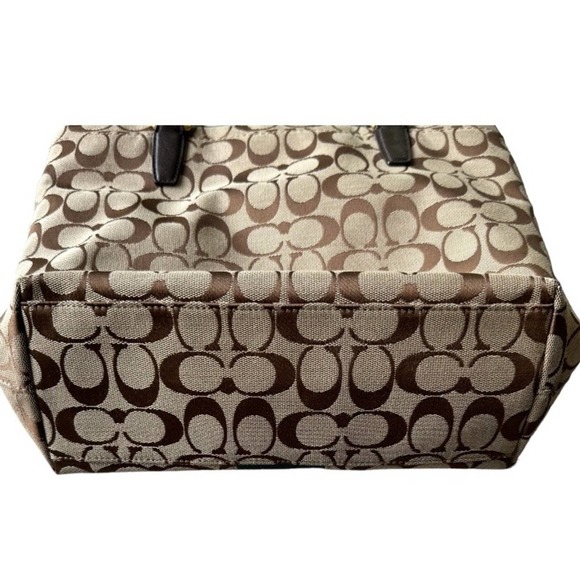 COACH Signature Stripe Shoulder Bag - Picture 2 of 11